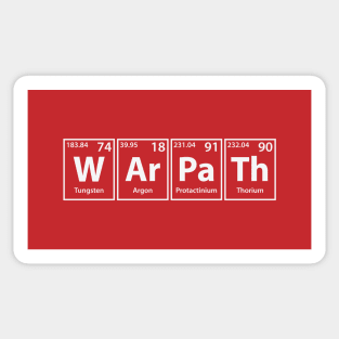 Warpath (W-Ar-Pa-Th) Periodic Elements Spelling Sticker